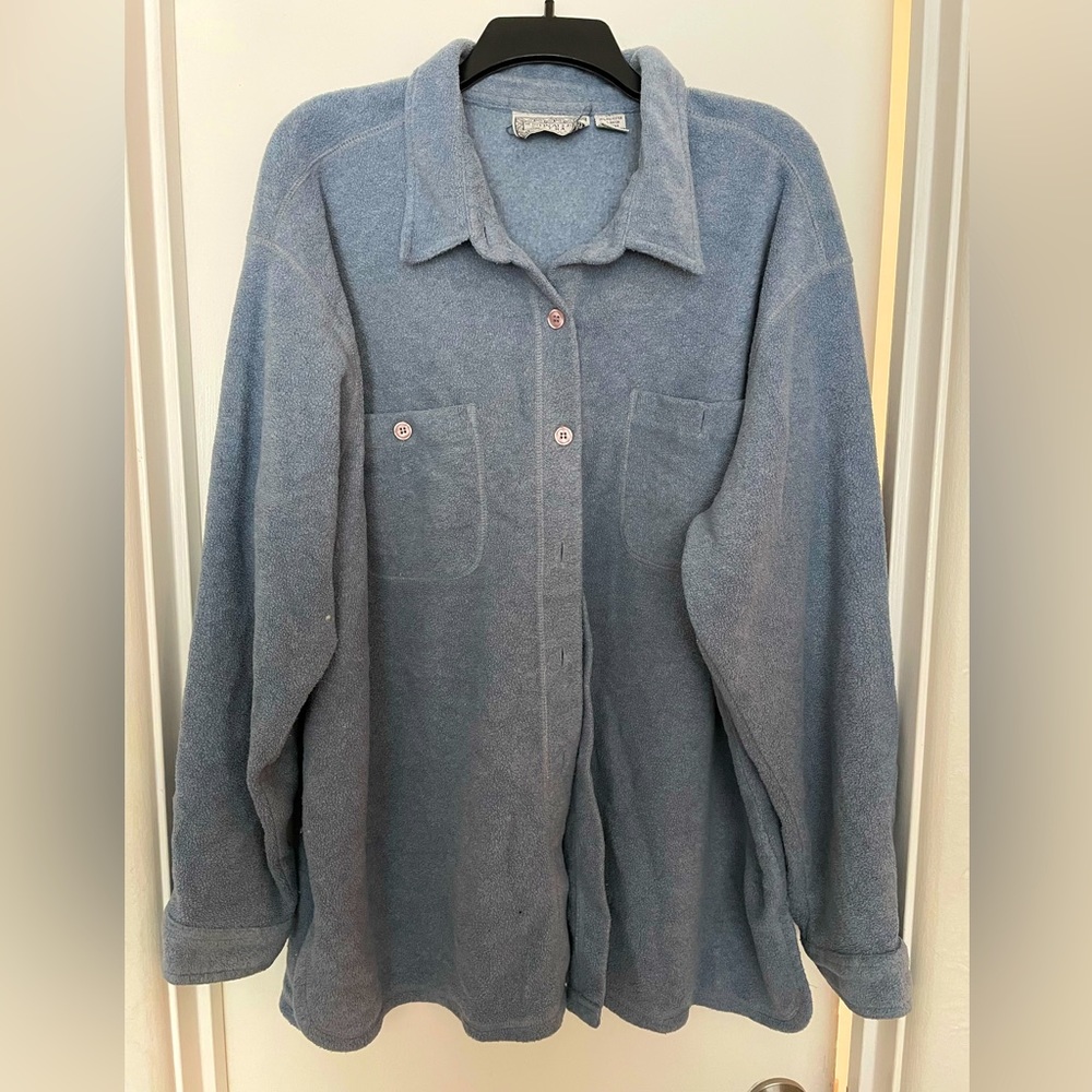 Fleece button down